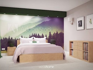 Sypialnia w zieleniach