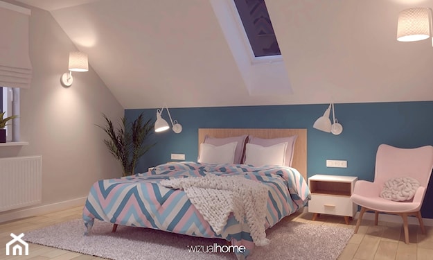 Jak pomalować sypialnię ze skosem?