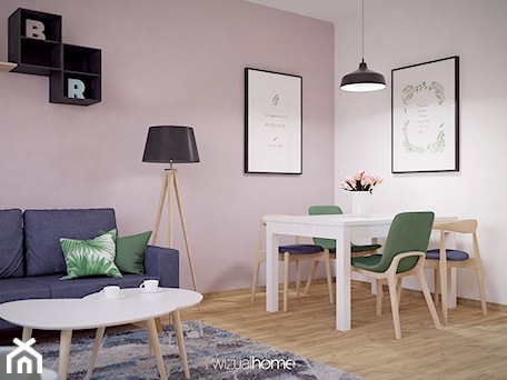 Aranżacje wnętrz - Salon: Salon w pastelach - WIZUALHOME. Przeglądaj, dodawaj i zapisuj najlepsze zdjęcia, pomysły i inspiracje designerskie. W bazie mamy już prawie milion fotografii!