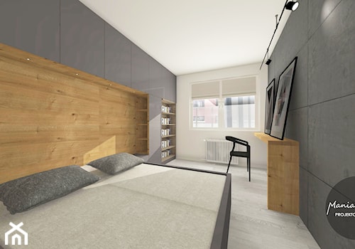 Sypialnia w stylu nowoczesnym - zdjęcie od MANIANAstudio