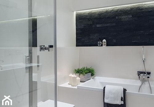 Sea Towers Nordic Apartment | REALIZACJA - Średnia bez okna łazienka, styl nowoczesny - zdjęcie od GSG STUDIO | interiors & design