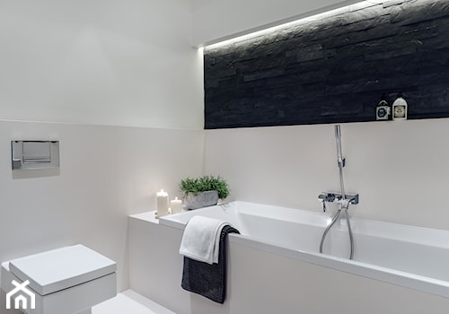 Sea Towers Nordic Apartment | REALIZACJA - Średnia łazienka, styl nowoczesny - zdjęcie od GSG STUDIO | interiors & design