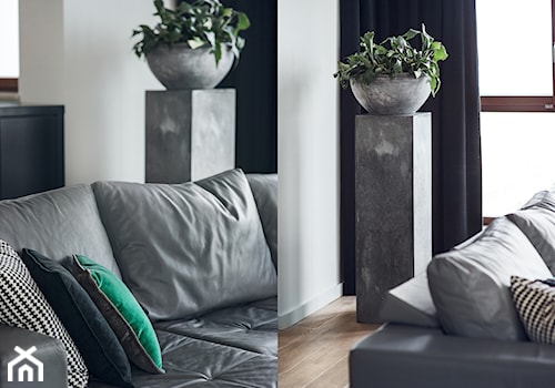 Sea Towers Nordic Apartment | REALIZACJA - Salon, styl nowoczesny - zdjęcie od GSG STUDIO | interiors & design