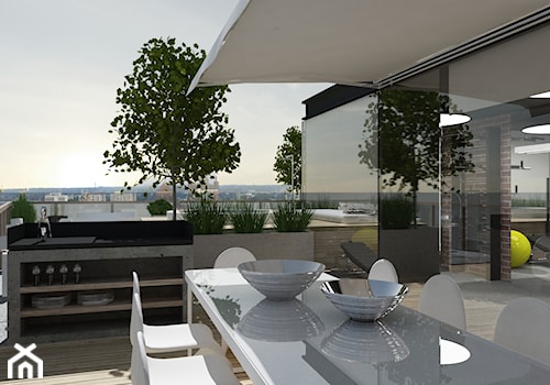 Taras na dachu - zdjęcie od GSG STUDIO | interiors & design