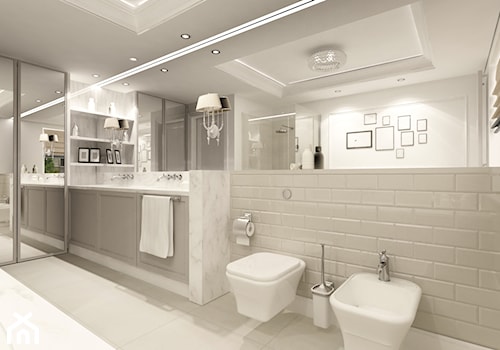 Łazienka na piętrze - zdjęcie od GSG STUDIO | interiors & design
