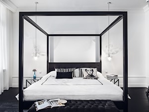 Apartament | Gdańsk Wrzeszcz | REALIZACJA - Duża biała sypialnia, styl tradycyjny - zdjęcie od GSG STUDIO | interiors & design