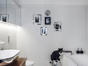 Apartament | Gdańsk Wrzeszcz | REALIZACJA - Mała bez okna z lustrem łazienka, styl tradycyjny - zdjęcie od GSG STUDIO | interiors & design