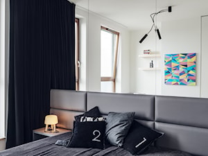 Sea Towers Nordic Apartment | REALIZACJA - Średni biały pokój dziecka dla nastolatka dla chłopca dla dziewczynki, styl nowoczesny - zdjęcie od GSG STUDIO | interiors & design