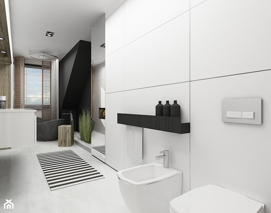 Prywatna łazienka w tle sypialni - zdjęcie od GSG STUDIO | interiors & design