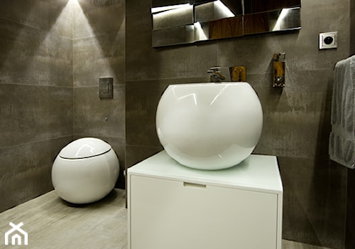 Dom prywatny 1 - Łazienka, styl minimalistyczny - zdjęcie od ID - interior distribution