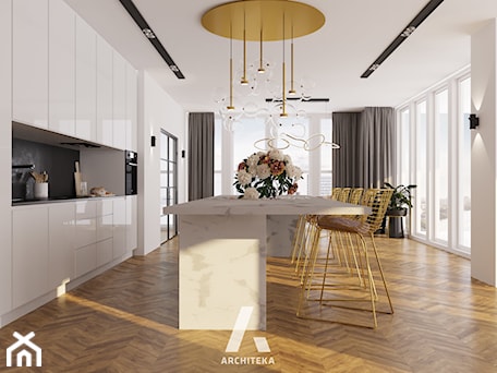 Aranżacje wnętrz - Kuchnia: | APARTAMENT W SZCZECINIE | - Kuchnia - | ARCHITEKA |. Przeglądaj, dodawaj i zapisuj najlepsze zdjęcia, pomysły i inspiracje designerskie. W bazie mamy już prawie milion fotografii!