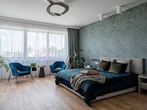 Dom we Wrocławiu - Sypialnia, styl nowoczesny - zdjęcie od Biendesign Pracownia Wnętrz