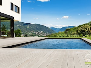Taras przy basenie, najlepsze rozwiązania przybasenowe - zdjęcie od Lenta Wood Composite