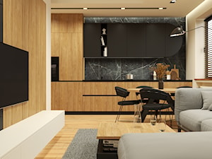 Mieszkanie w Gdyni - Salon, styl nowoczesny - zdjęcie od Flyin Studio