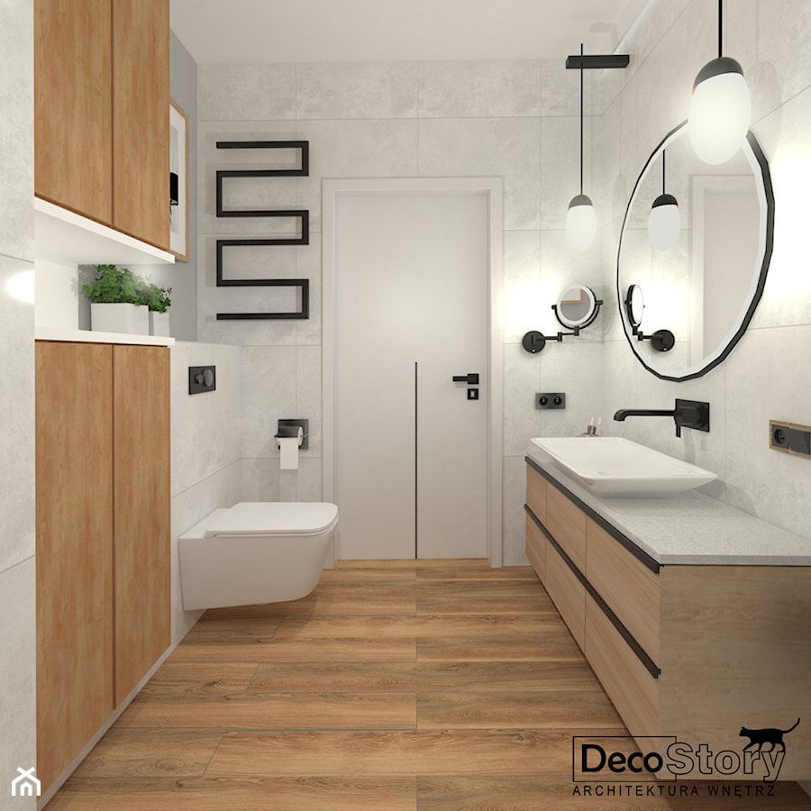 łazienka - zdjęcie od Decostory projekty wnętrz, konsultacje oraz szybkie metamorfozy