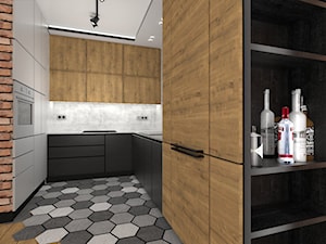 Męskie mieszkanie - Kuchnia, styl nowoczesny - zdjęcie od Decostory projekty wnętrz, konsultacje oraz szybkie metamorfozy