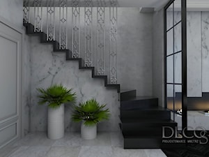 schody z balustradą na zamówienie - zdjęcie od Decostory projekty wnętrz, konsultacje oraz szybkie metamorfozy