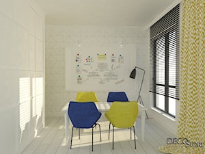 Kolorowo nietypowo - Biuro, styl nowoczesny - zdjęcie od Decostory projekty wnętrz, konsultacje oraz szybkie metamorfozy