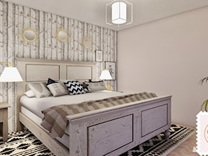 Mała szara sypialnia, styl skandynawski - zdjęcie od Oh Yes! Interiors Barbara Habura