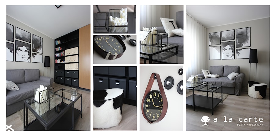 pokój gościnny - Biuro, styl nowoczesny - zdjęcie od A LA CARTE