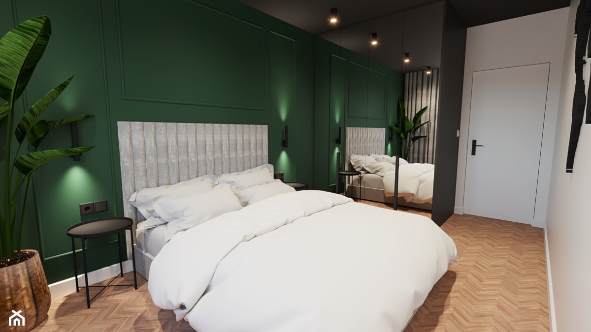 Sypialnia w stylu industrialno-klasycznym - zdjęcie od ZRÓB SOBIE RAJ - Homebook