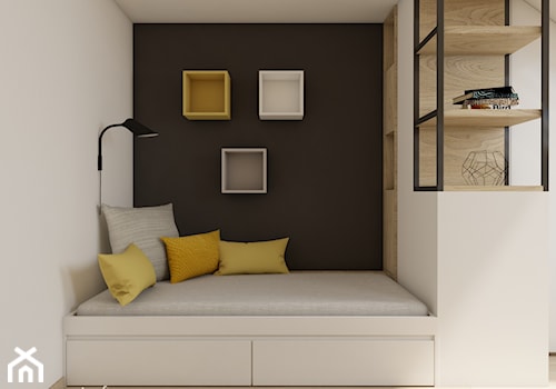 łóżko w pokoju nastolatka - zdjęcie od Novastrefa - Architektura Wnętrz