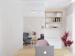 Biuro w jasnych tonacjach - zdjęcie od Novastrefa - Architektura Wnętrz