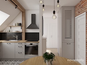 Kuchnia z jadalnią - zdjęcie od Novastrefa - Architektura Wnętrz