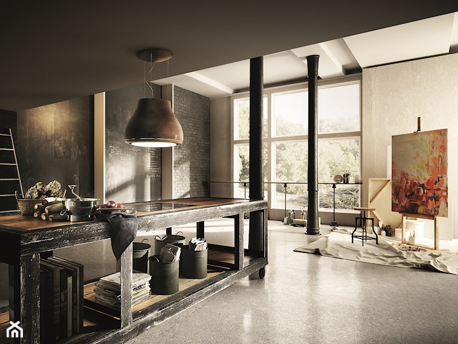 Kuchnia, styl industrialny - zdjęcie od ELICA S.P.A.
