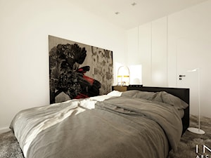 Warszawa | mieszkanie | 49m2 - Sypialnia, styl minimalistyczny - zdjęcie od INTO architekci