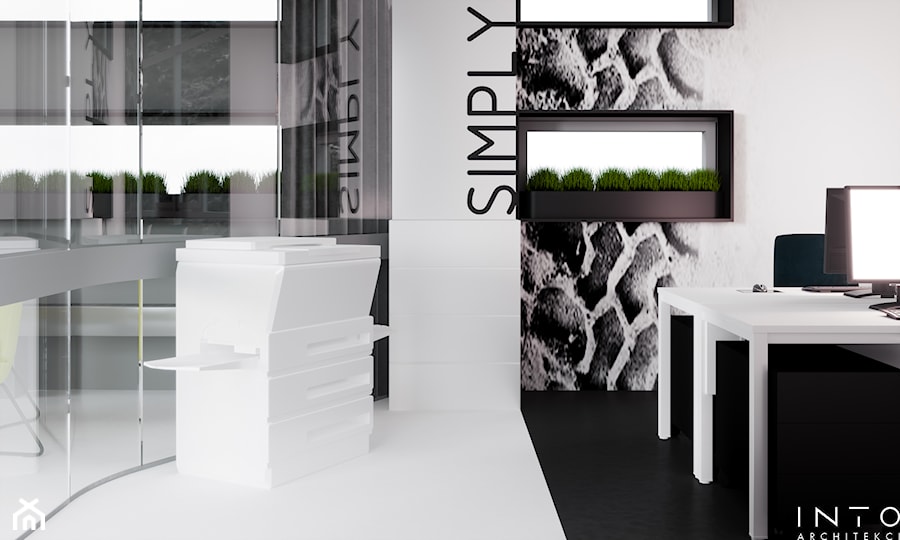 Poznan | biuro | 60m2 - Biuro, styl minimalistyczny - zdjęcie od INTO architekci