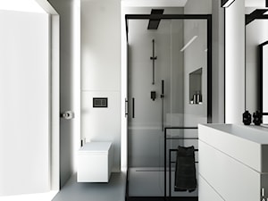 Ostrów Wielkopolski | mieszkanie | 65m2 - Łazienka, styl minimalistyczny - zdjęcie od INTO architekci