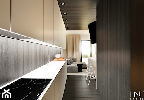Warszawa | mieszkanie | 49m2 - Kuchnia, styl minimalistyczny - zdjęcie od INTO architekci