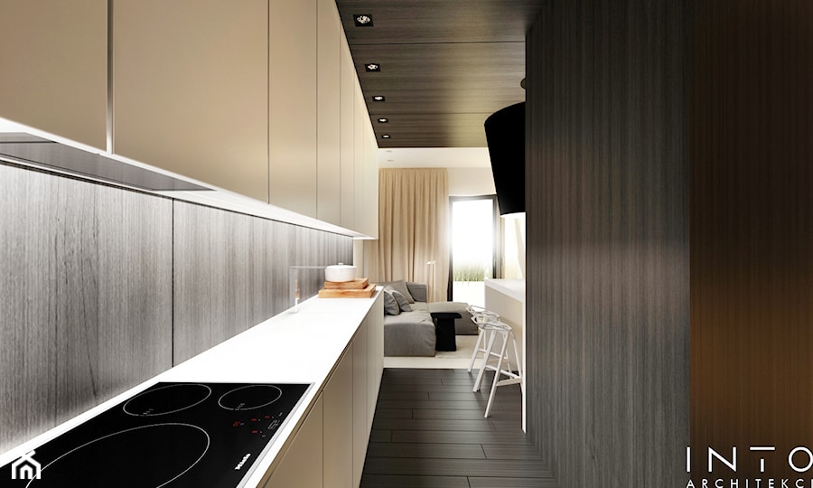 Warszawa | mieszkanie | 49m2 - Kuchnia, styl minimalistyczny - zdjęcie od INTO architekci