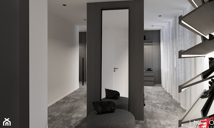 Warszawa | apartament | 150m2 - Garderoba, styl minimalistyczny - zdjęcie od INTO architekci
