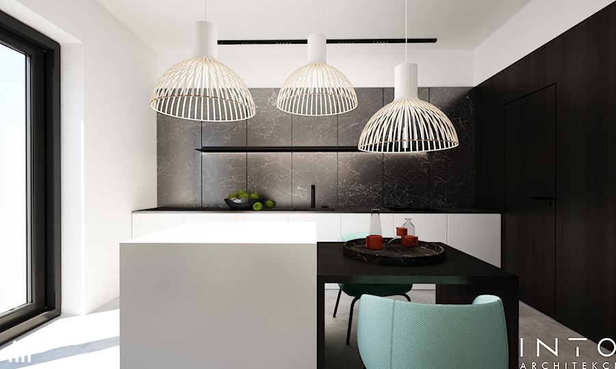 Reszów | mieszkanie | 49m2 - Jadalnia, styl minimalistyczny - zdjęcie od INTO architekci
