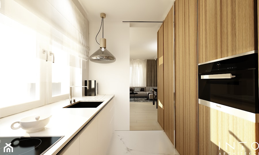 Poznań | mieszkanie | 62m2 - Kuchnia, styl minimalistyczny - zdjęcie od INTO architekci