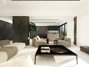 Chyby | dom | 300m2 - Salon, styl minimalistyczny - zdjęcie od INTO architekci