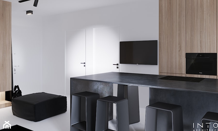 Warszawa | mieszkanie | 54m2 - Kuchnia, styl minimalistyczny - zdjęcie od INTO architekci