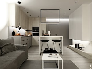 Ostrów Wielkopolski | mieszkanie | 65m2 - Salon, styl minimalistyczny - zdjęcie od INTO architekci