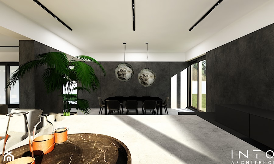Chyby | dom | 300m2 - Jadalnia, styl minimalistyczny - zdjęcie od INTO architekci