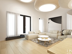Kraków | mieszkanie | 92m2 - Salon, styl minimalistyczny - zdjęcie od INTO architekci
