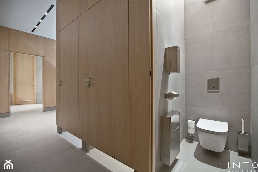 Poznań | toalety biurowe | 45m2 - Wnętrza publiczne, styl nowoczesny - zdjęcie od INTO architekci