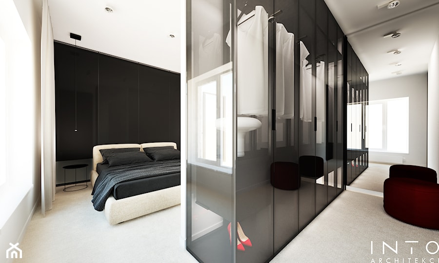Wrocław | mieszkanie | 78m2 - Garderoba, styl minimalistyczny - zdjęcie od INTO architekci
