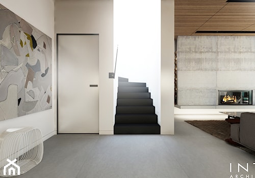 Rzeszow | dom | 180m2 - Hol / przedpokój, styl minimalistyczny - zdjęcie od INTO architekci