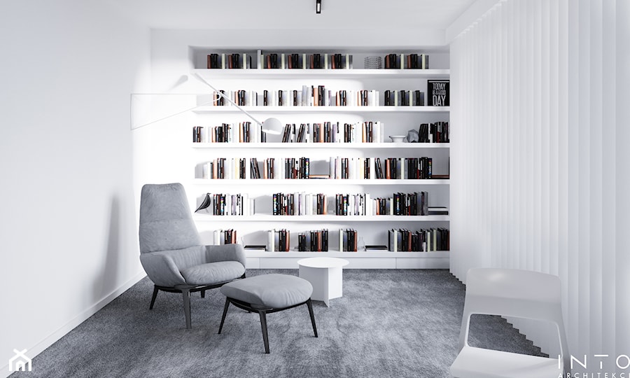 Warszawa | apartament | 150m2 - Biuro, styl minimalistyczny - zdjęcie od INTO architekci
