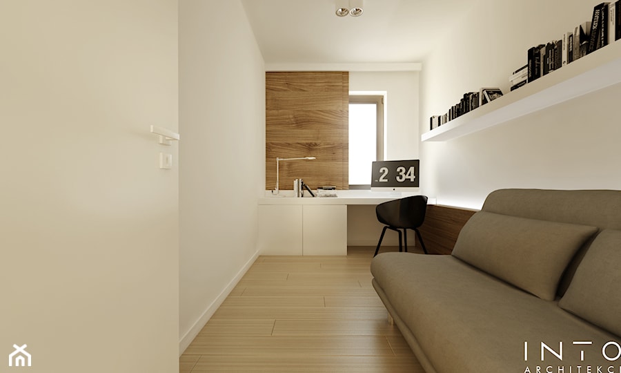Poznań | mieszkanie | 62m2 - Biuro, styl minimalistyczny - zdjęcie od INTO architekci