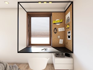 Fun wars - Mały szary pokój dziecka dla nastolatka dla chłopca, styl nowoczesny - zdjęcie od EDYCJA studio