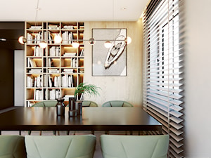 Industrial vibe - Średnia biała jadalnia jako osobne pomieszczenie, styl industrialny - zdjęcie od EDYCJA studio