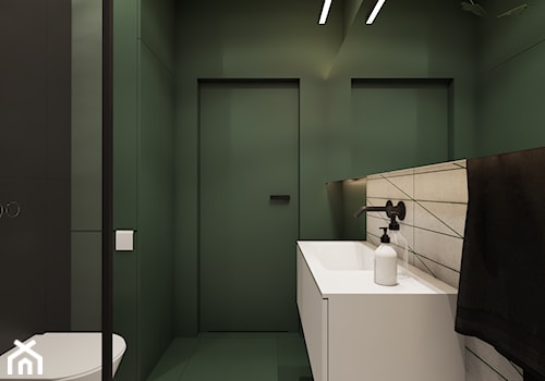 Greenhouse - Średnia bez okna łazienka, styl nowoczesny - zdjęcie od EDYCJA studio